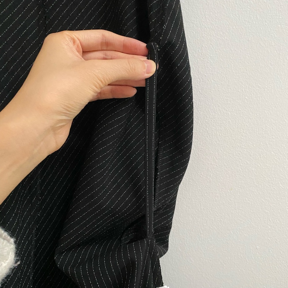 Zara Studio Pinstripe Dress Limited Edition M - Picture 14 of 15